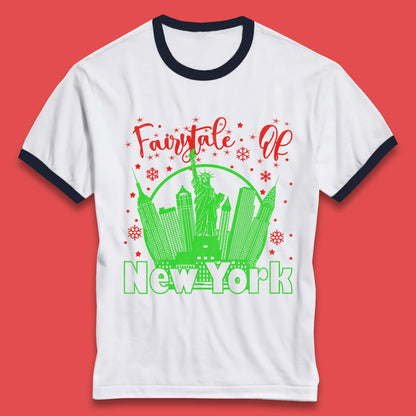 Christmas Fairytale Of New York Ringer T-Shirt