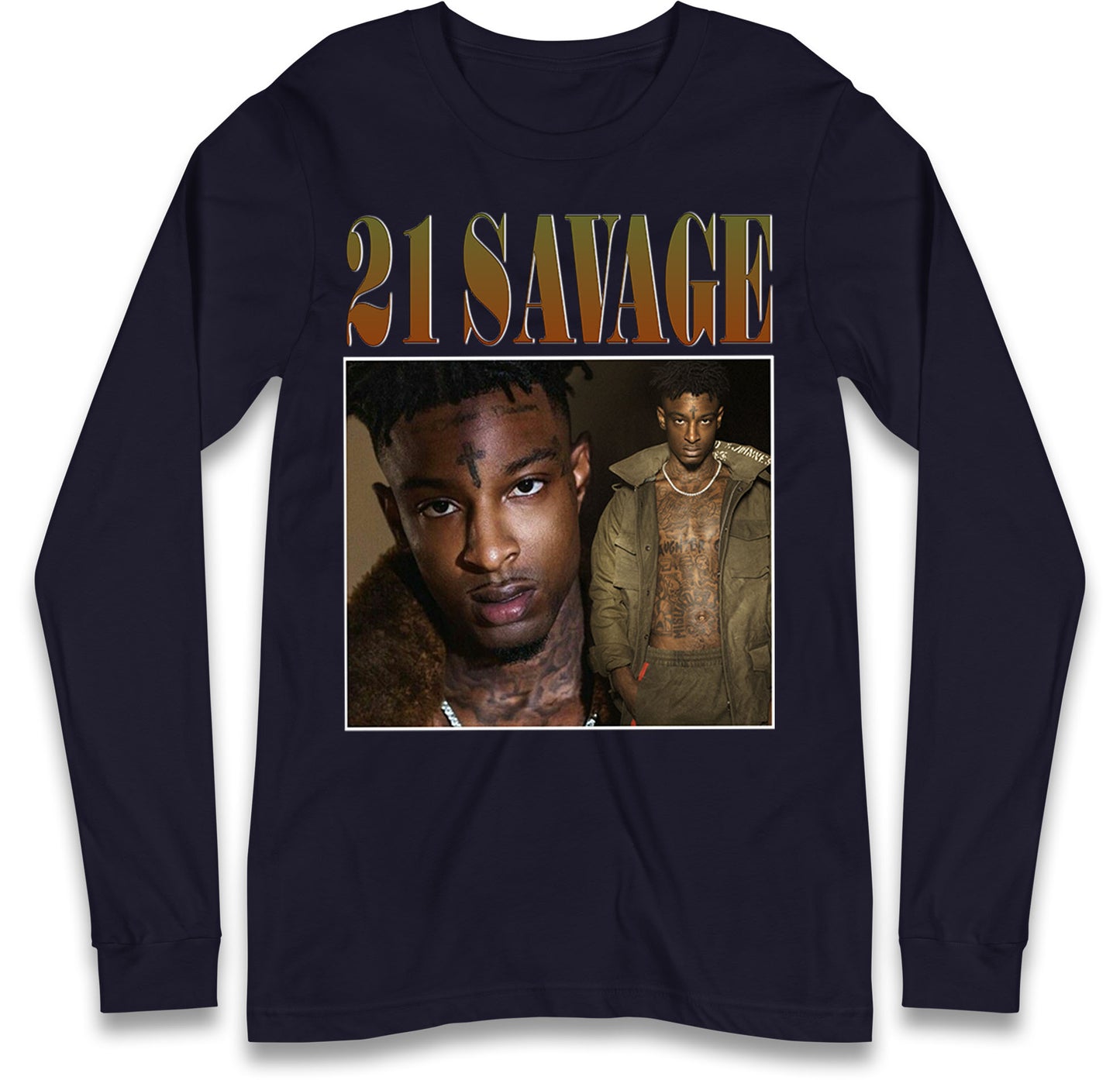 21 Savage Rapper Longsleeve T Shirt