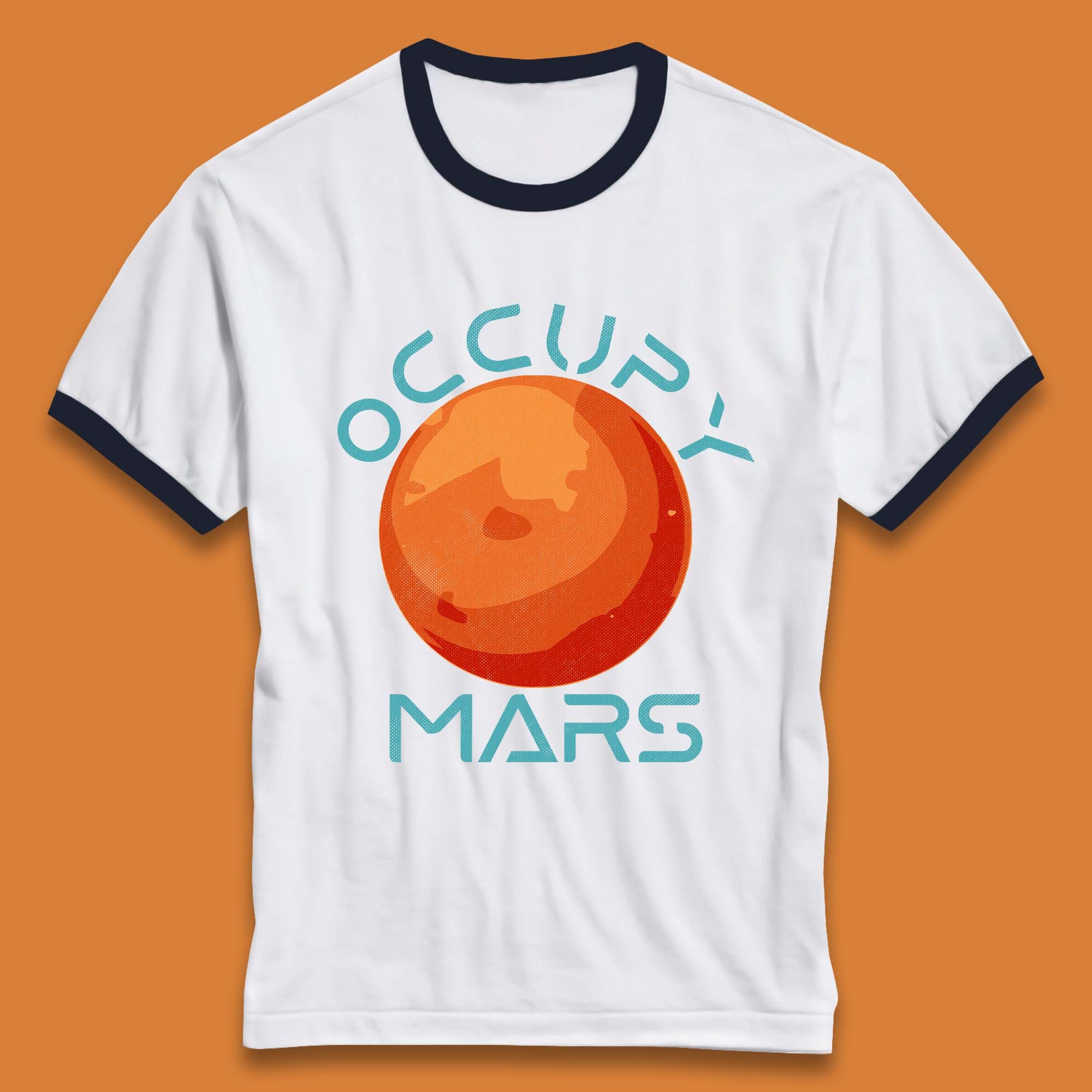 Occupy Mars Ringer T-Shirt