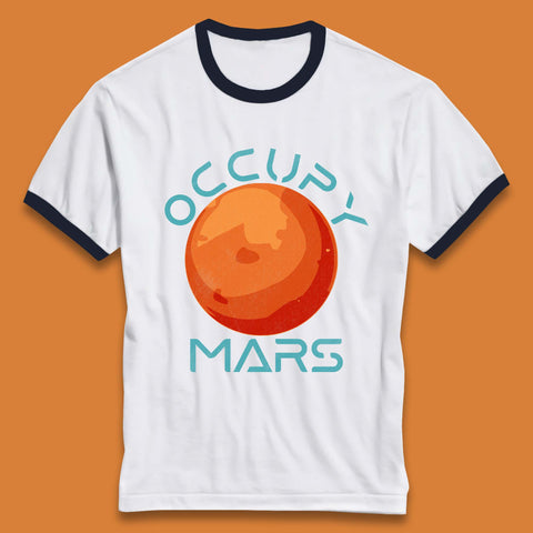 Occupy Mars Ringer T-Shirt
