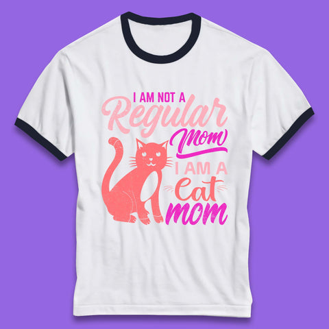 I Am A Cat Mom Ringer T-Shirt