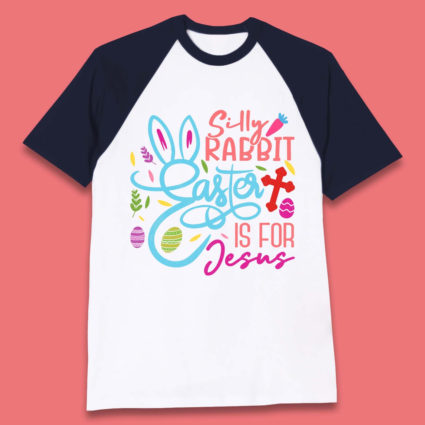 Silly Rabbit Easter Baseball T-Shirt
