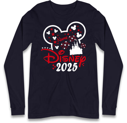 Mickey Mouse Castle Long Sleeve T Shirt