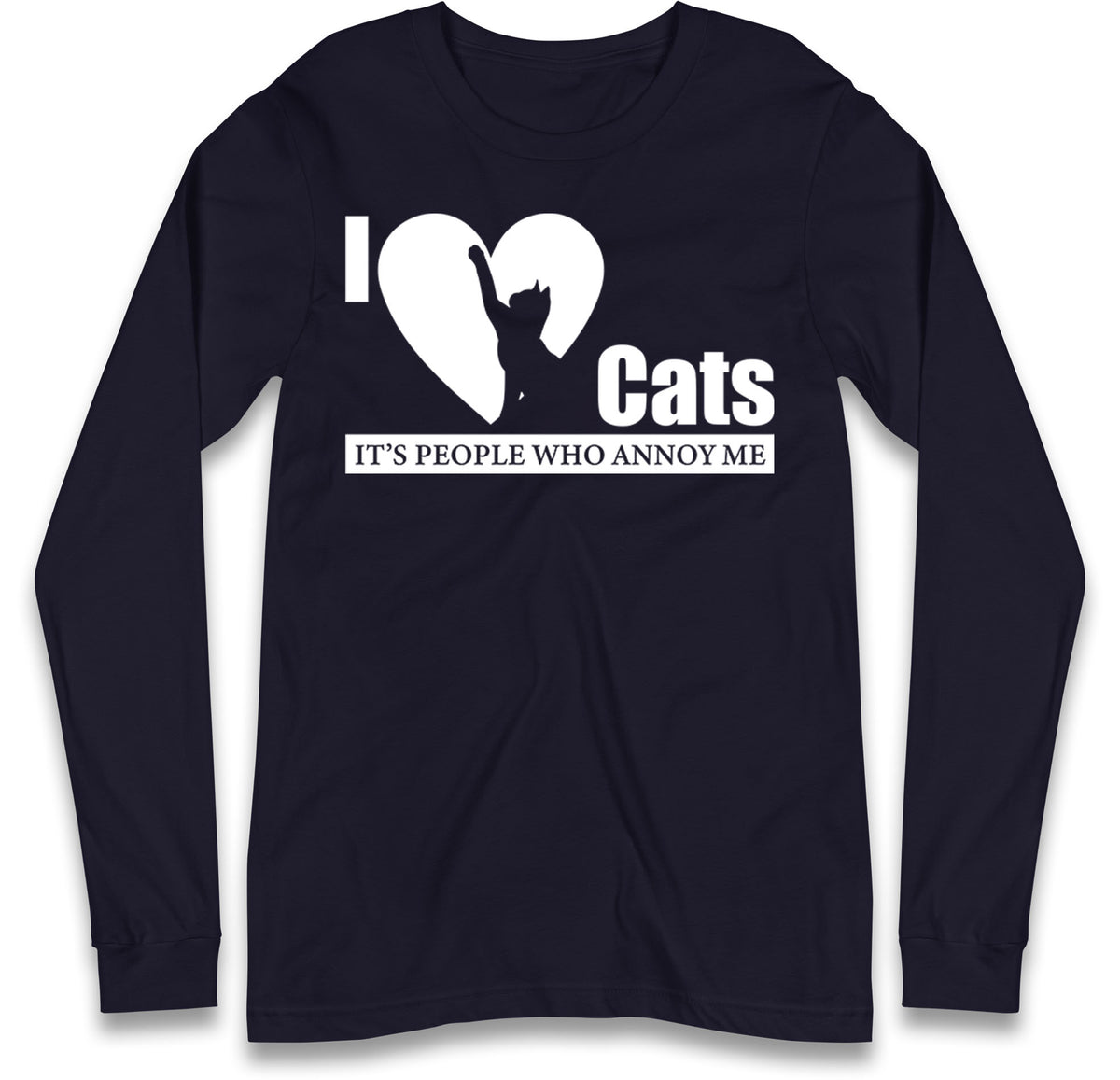 i love cats long sleeve t shirt