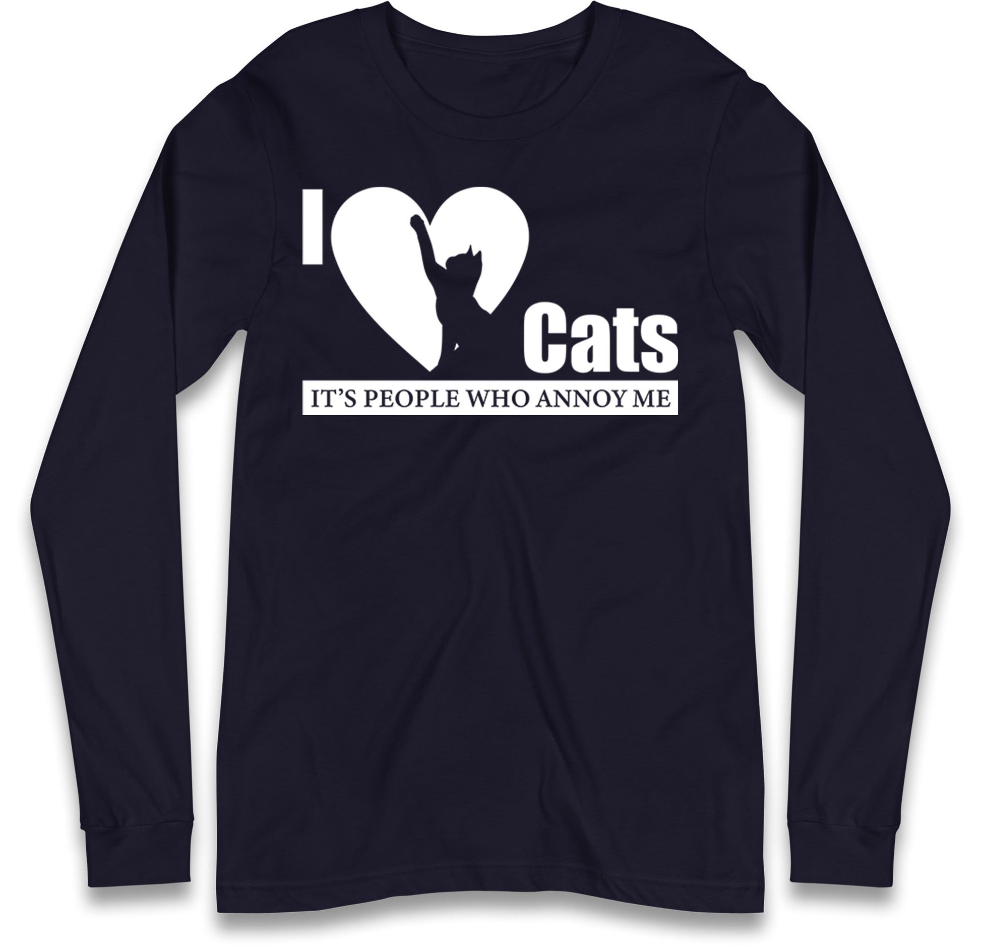 i love cats long sleeve t shirt