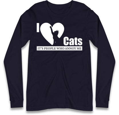 i love cats long sleeve t shirt