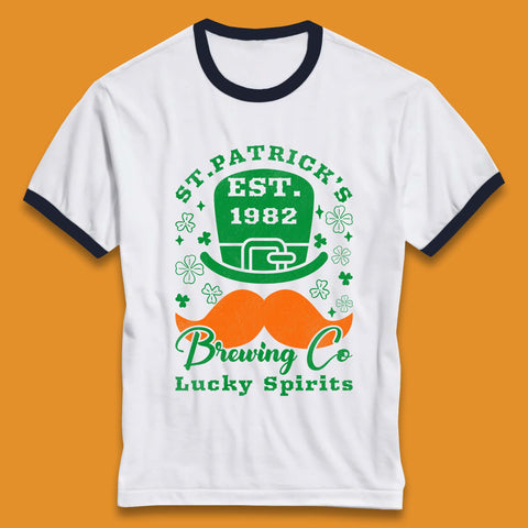 St. Patrick's EST 1982 Brewing Co Ringer T-Shirt
