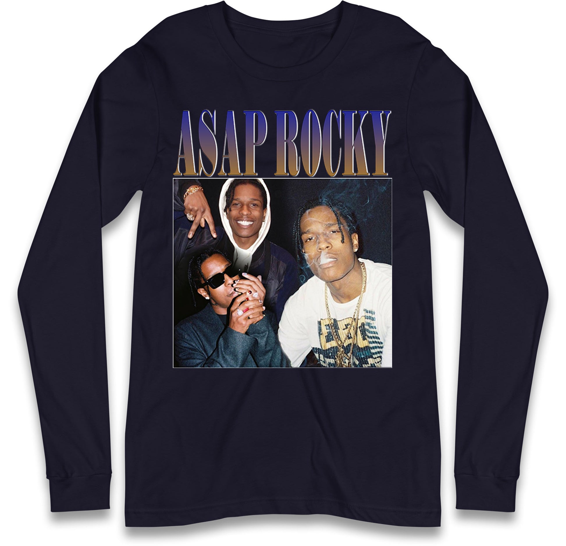 ASAP Rocky Rapper Longsleeve T Shirt