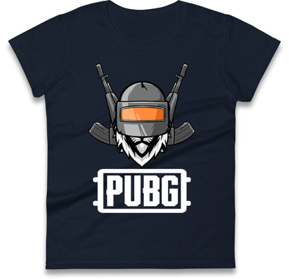 Pubg Helmet Ladies T Shirt