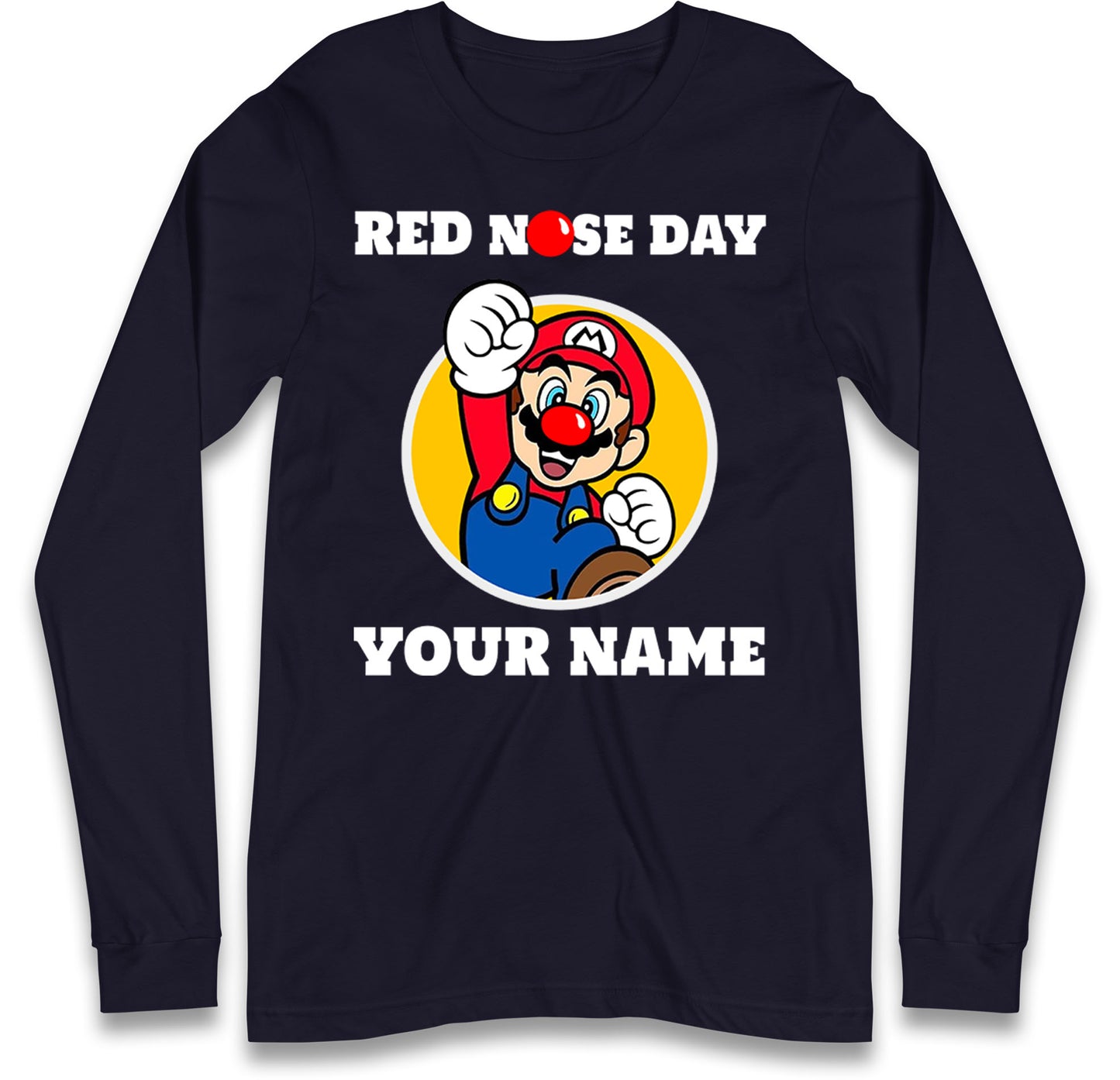 super mario long sleeve t shirt