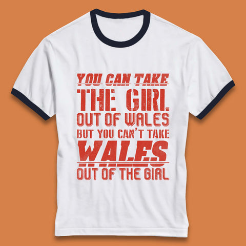 The Girl Out Of Wales Ringer T-Shirt