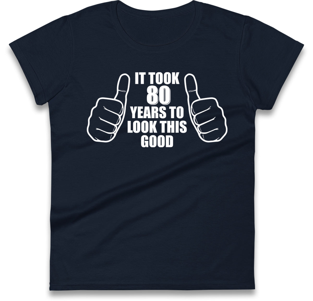 80th Birthday Womens T Shirt