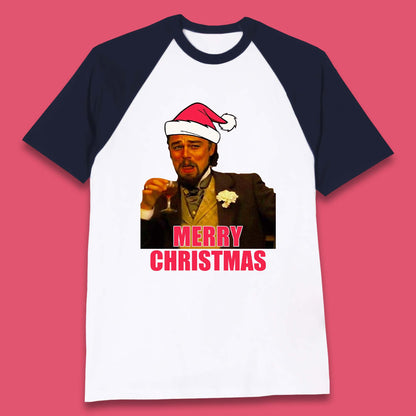 Leonardo DiCaprio Christmas Baseball T-Shirt