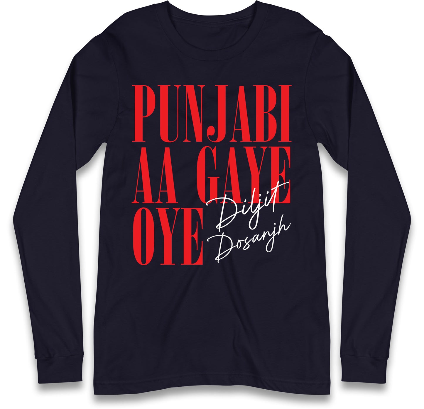 Diljit Dosanjh Long Sleeve T Shirt