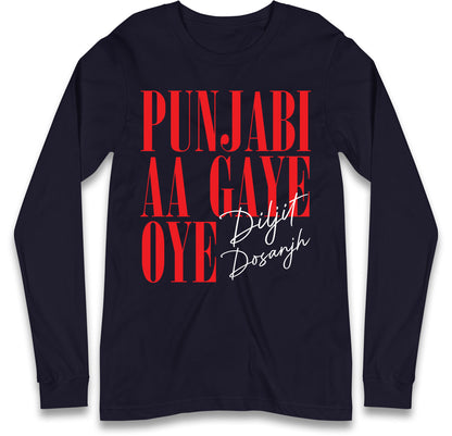 Diljit Dosanjh Long Sleeve T Shirt