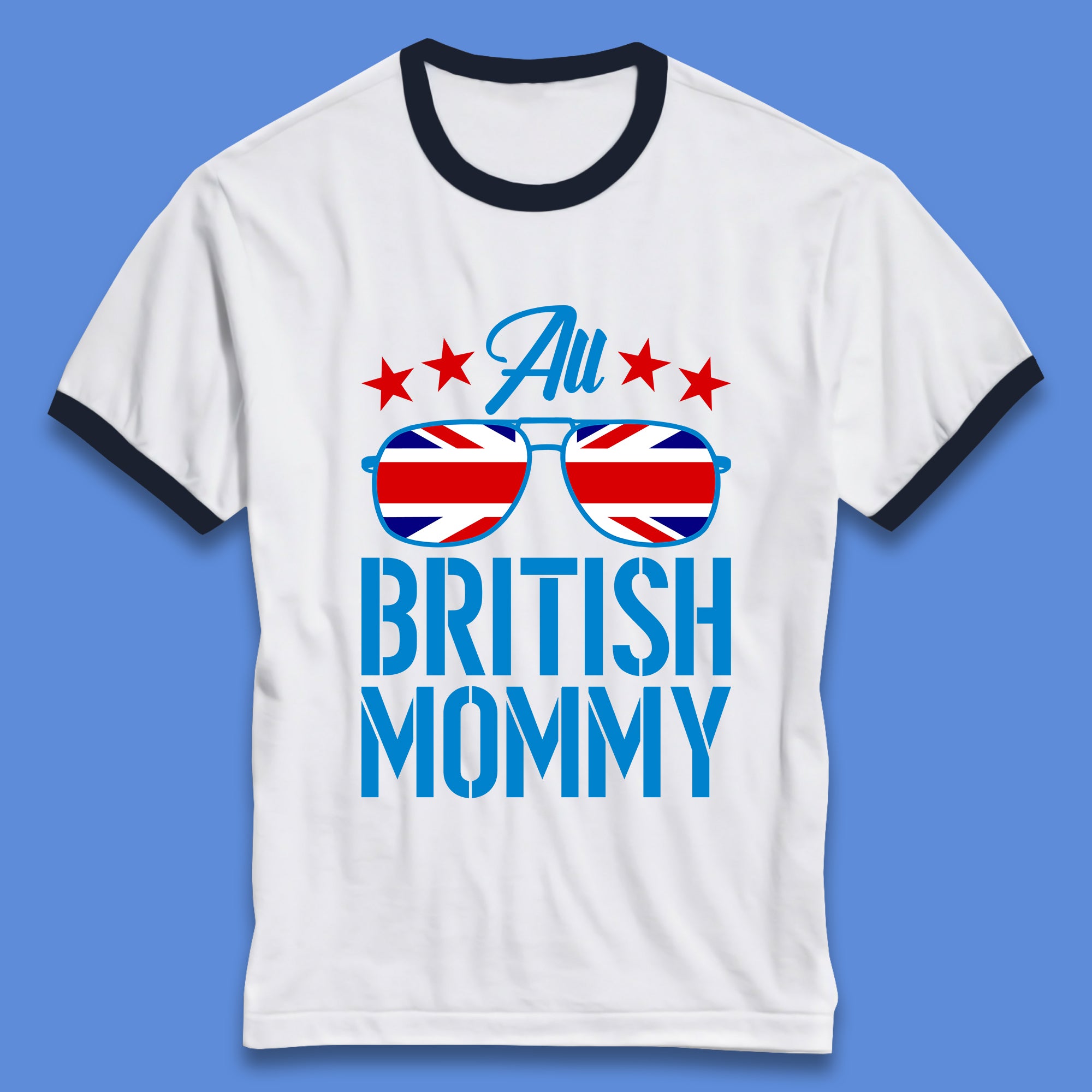 British Mommy Ringer T-Shirt