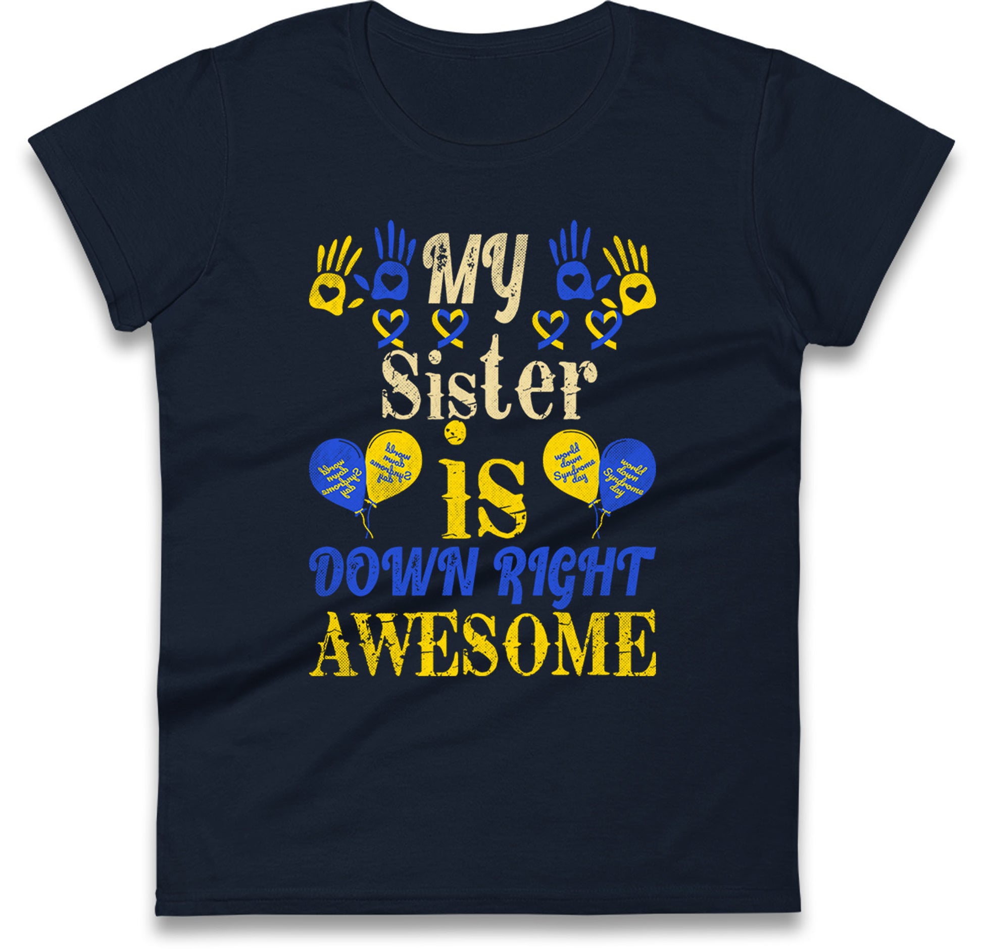 world down syndrome day womens t shirt