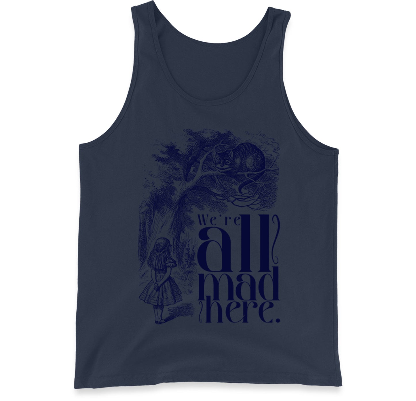 Alice And Cheshire Cat Tank Top