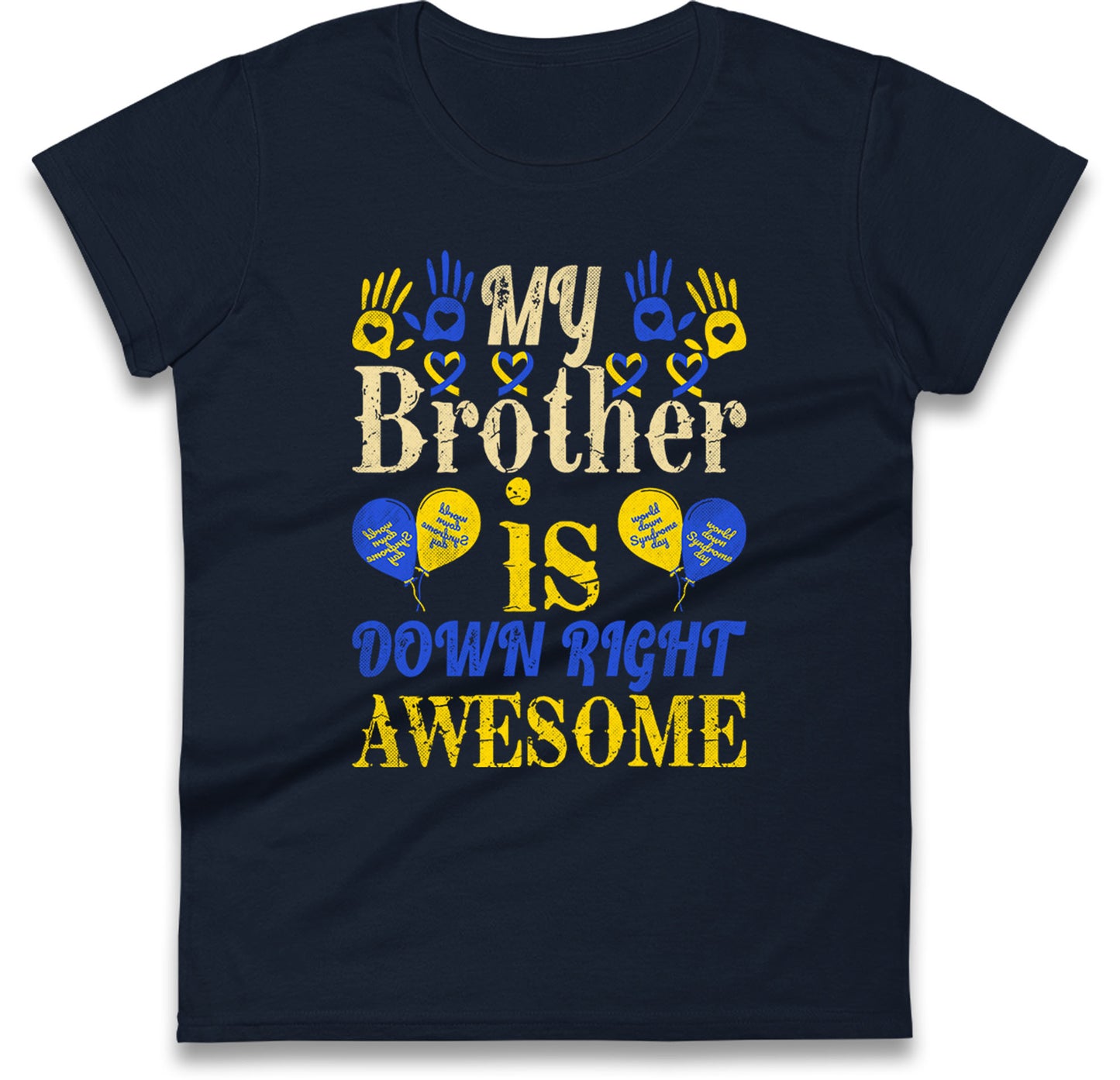 world down syndrome day womens t shirt