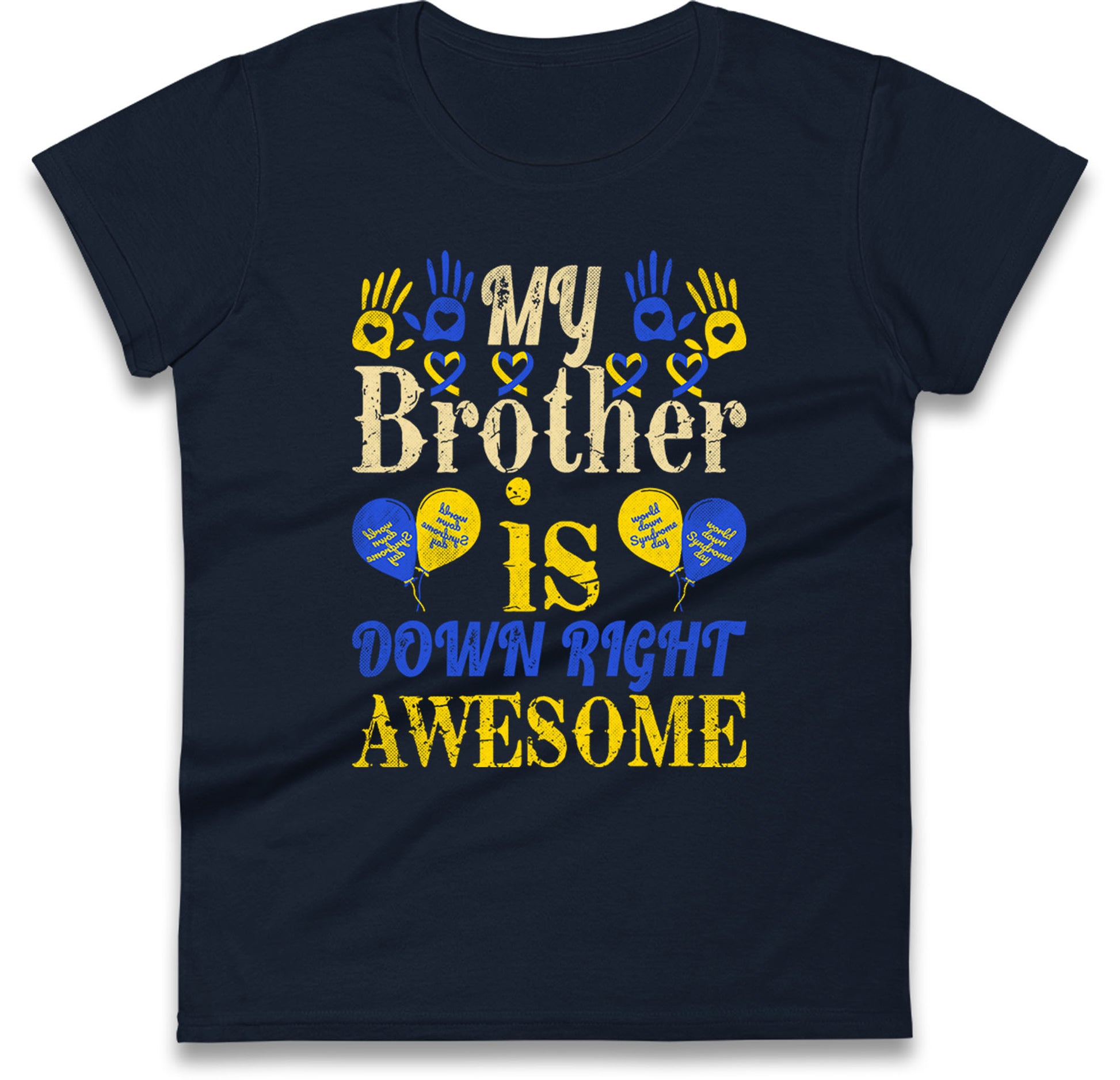 world down syndrome day womens t shirt