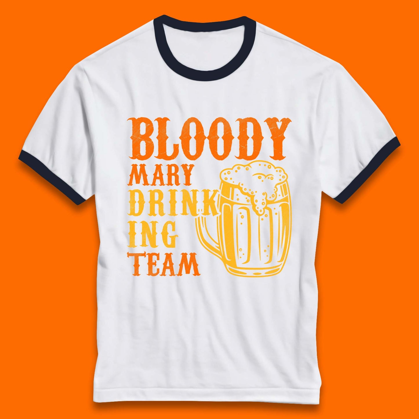 Bloody Marry Drinking Team Ringer T-Shirt