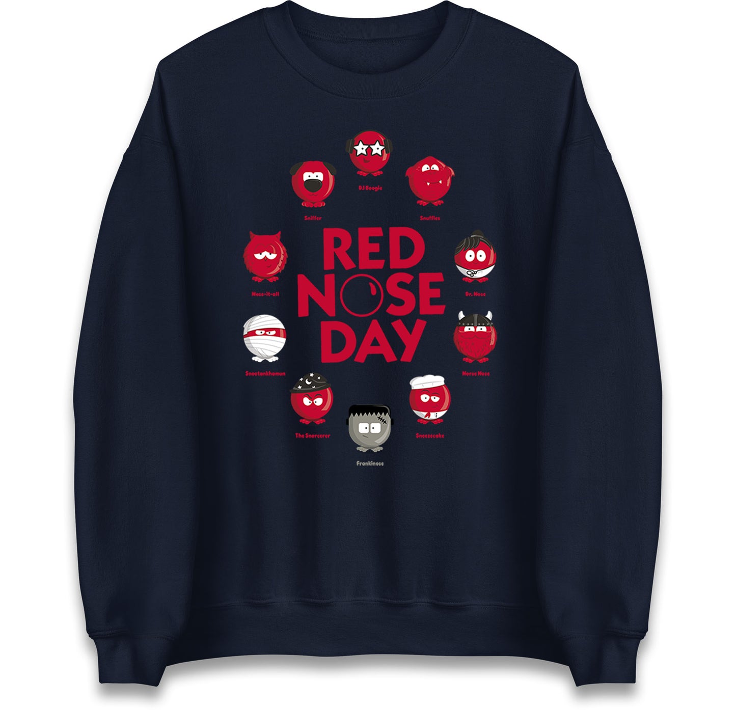 Red Nose Day Funny Noses Jumper