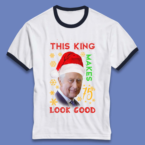 King Charles III Christmas Ringer T-Shirt