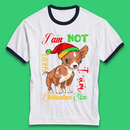 Chihuahua Size Christmas Ringer T-Shirt