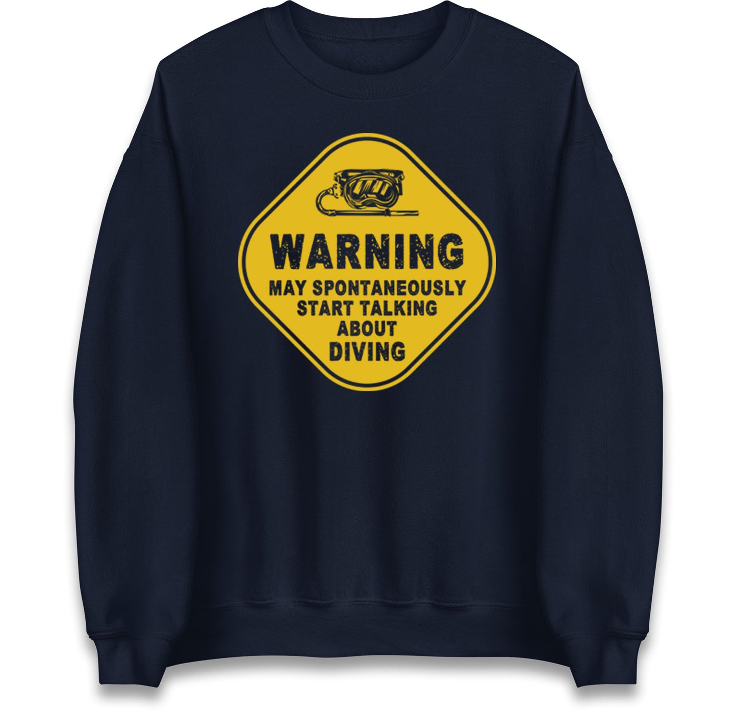 warning diving jumper
