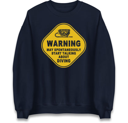 warning diving jumper