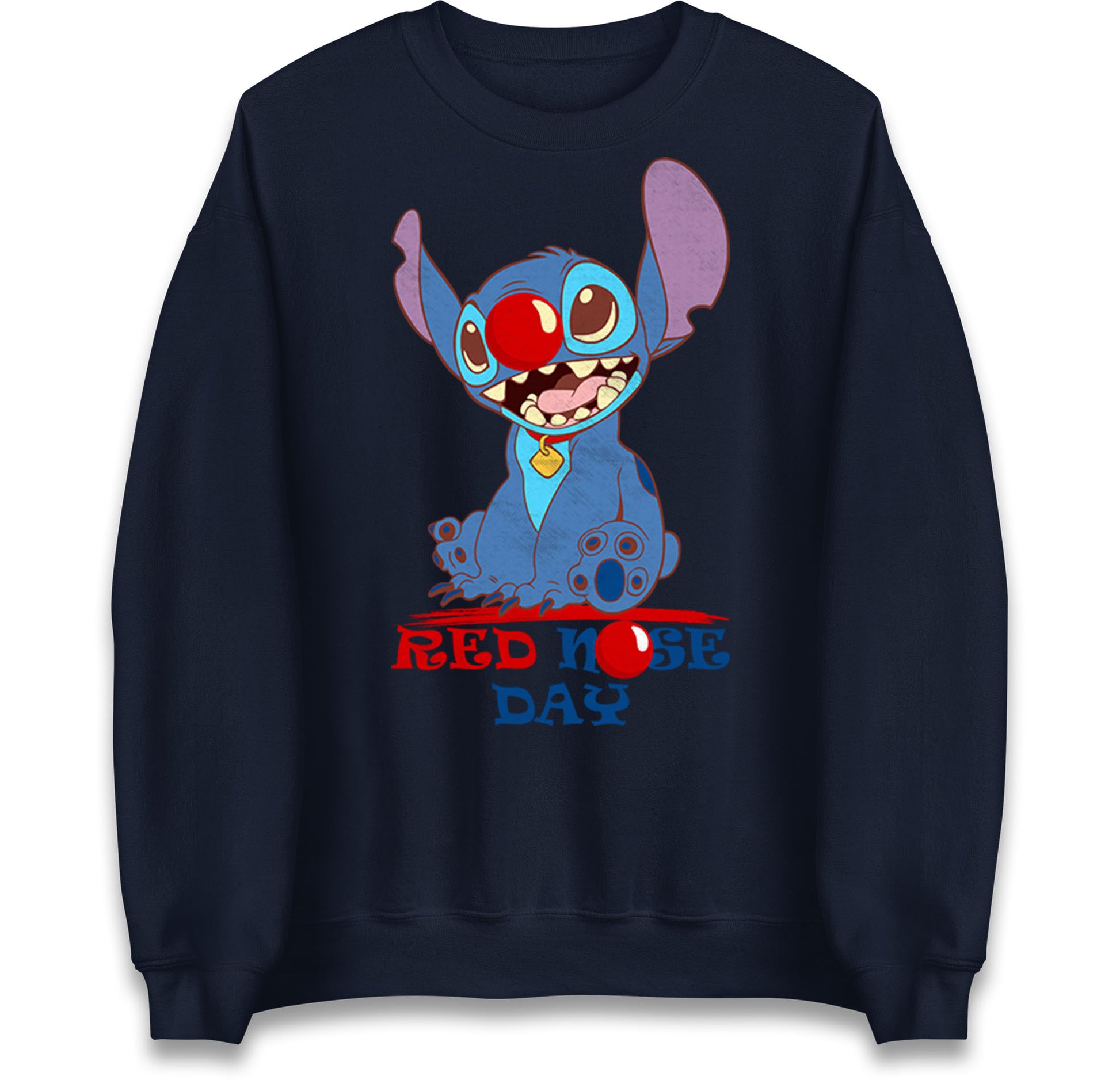 stitch red nose day jumper