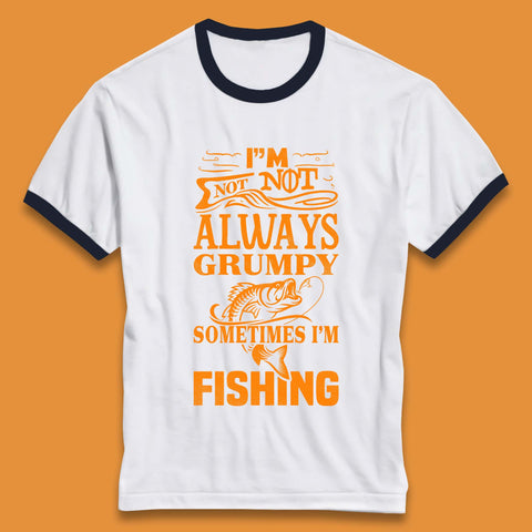Grumpy Fisherman Ringer T-Shirt