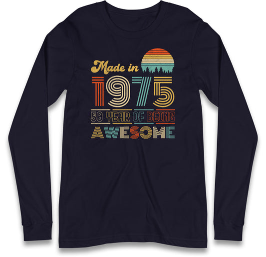 Vintage 50th Birthday Long Sleeve T Shirt