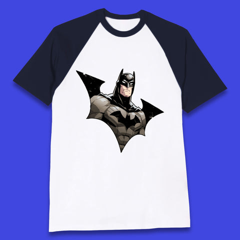 Batman Superhero DC Comics Batman Comic Book Fictional Character Baseball T Shirt