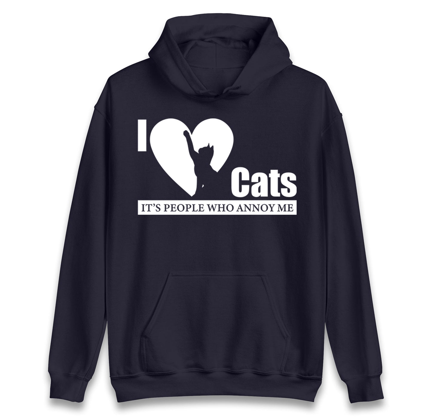 i love cats hoodie