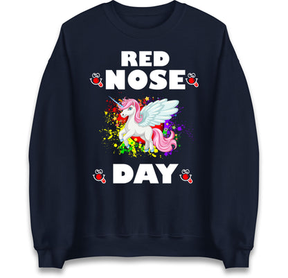 Unicorn Red Nose Day Jumper