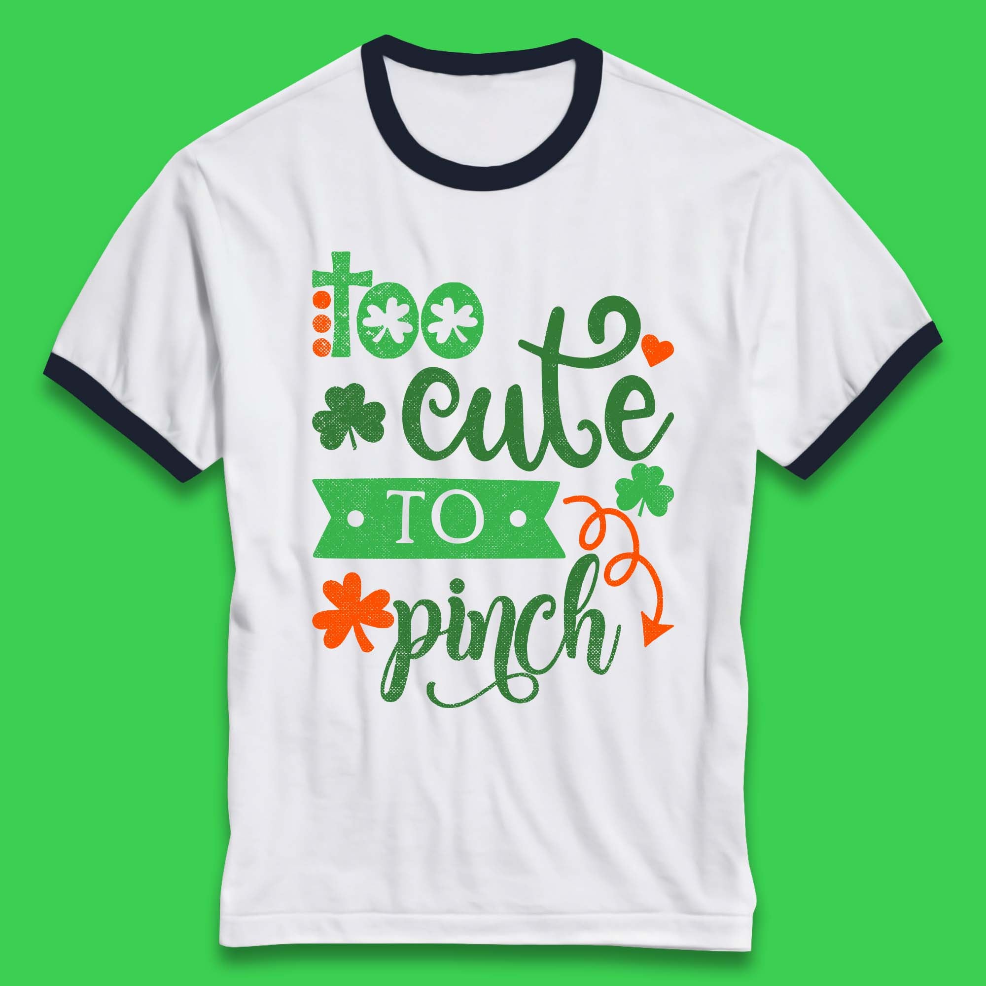 Too Cute To Pinch Ringer T-Shirt