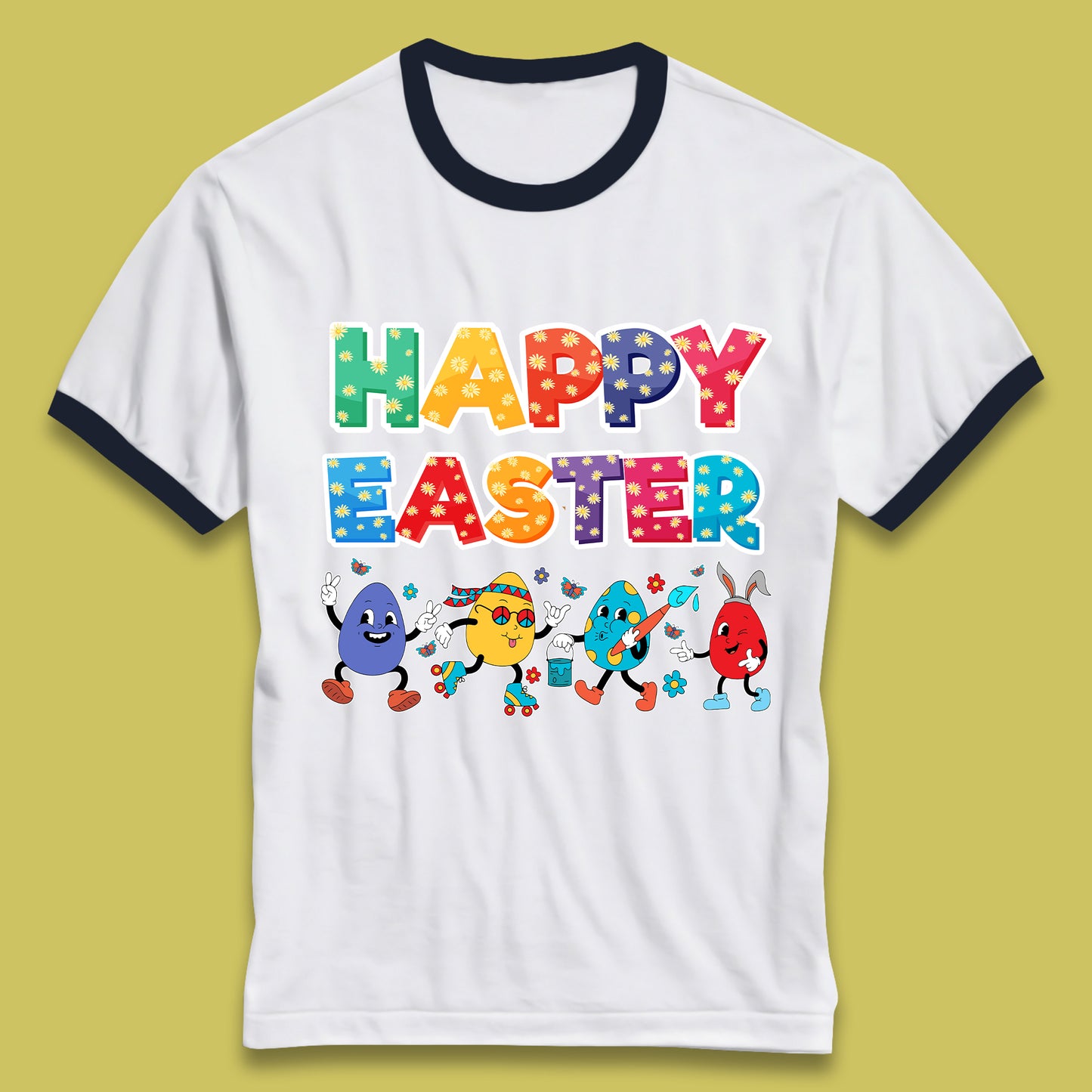 Happy Easter Ringer T-Shirt