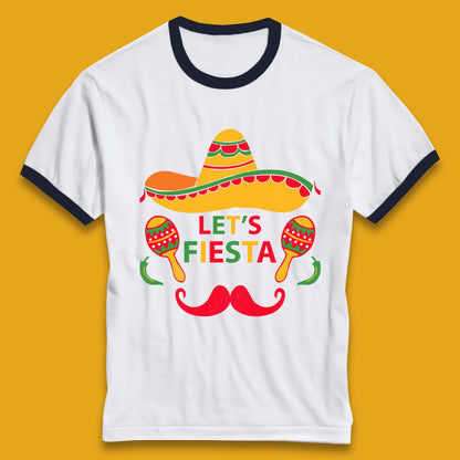 Let's Fiesta Cinco De Mayo Ringer T-Shirt