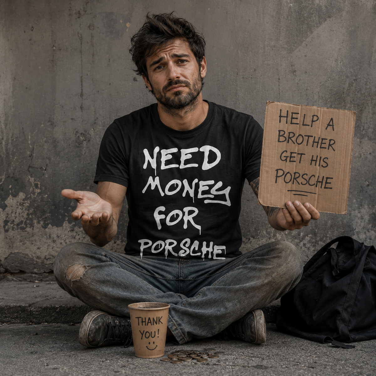 Need Money for Porsche T Shirt