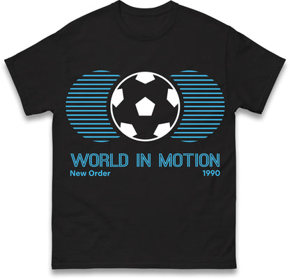 New Order World in Motion 1990 England Football Shirt