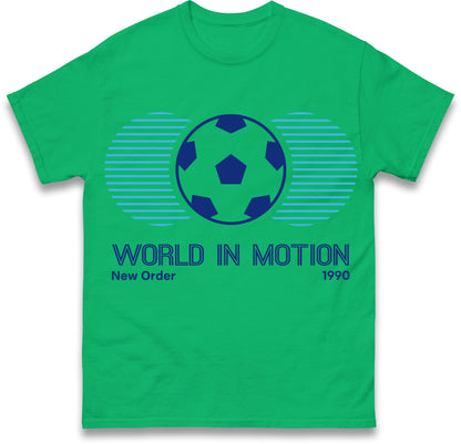 New Order World in Motion 1990 England Football Shirt