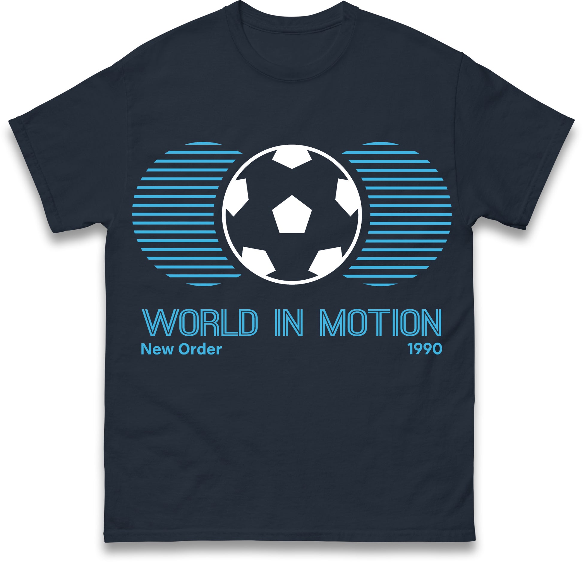 New Order World in Motion 1990 England Football Shirt