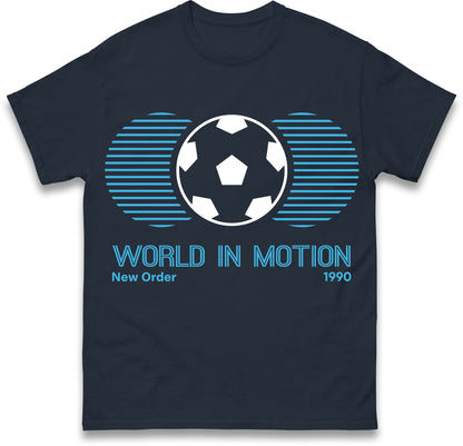 New Order World in Motion 1990 England Football Shirt