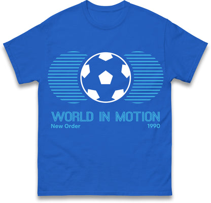 New Order World in Motion 1990 England Football Shirt