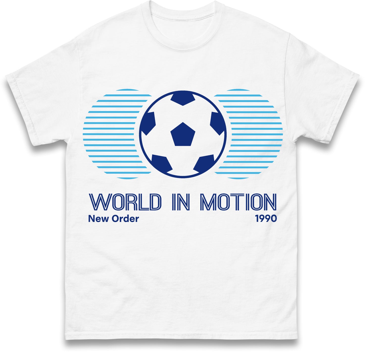New Order World in Motion 1990 England Football Shirt