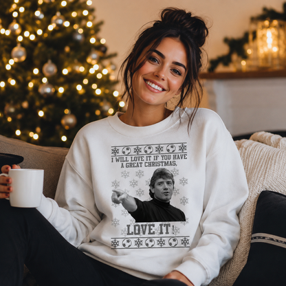 Newcastle United Christmas Jumper Mens