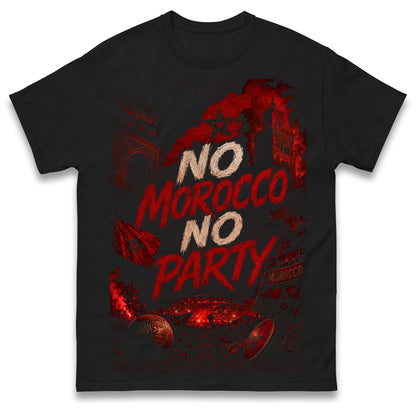 No Morocco No Party Football Shirt