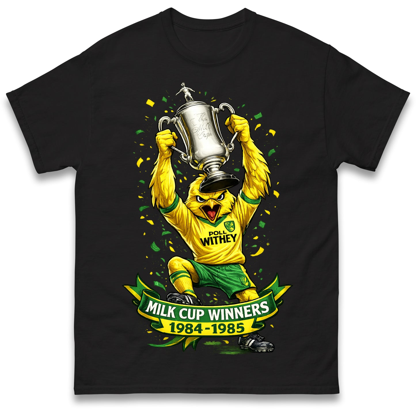 Norwich City Milk Cup Winners Shirt