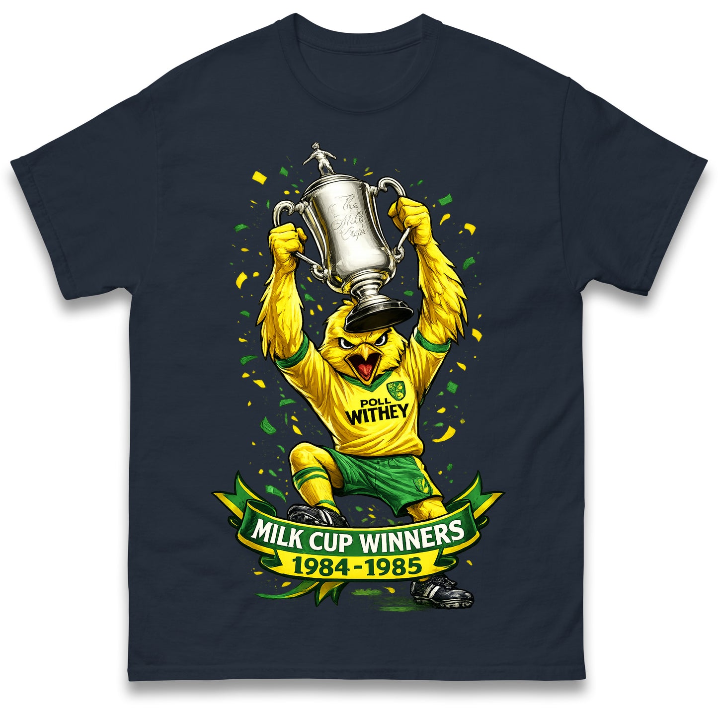 Norwich City Milk Cup Winners Shirt